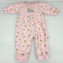 Baby Girl Clothes Vintage Carter&#39;s 6-9 Month Pink John Lennon Giraffe Ro... - £23.35 GBP