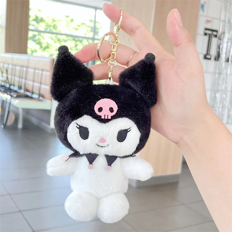 Cinnamoroll kuromi hello kitty purin plush anime kawaii plushie keychain bag decoration thumb200