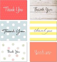 (48 Pack) Thank You Cards Set with Envelopes - Professional Paper with Red Yello - £12.84 GBP