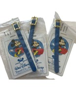 Disney Travel Luggage Tag Mickey Mouse Disneyland NEW Set of 3 - $29.35