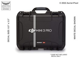 DJI Mini 3 Pro Drone Case Decal  for Nanuk Pelican GoProfessional GPC &amp; More - £7.07 GBP