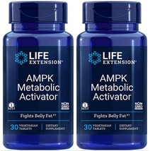 Ampk Metabolic Activator 3 Bottles Burns Belly Fat 90 Veg Tabs Life Extension - £66.99 GBP