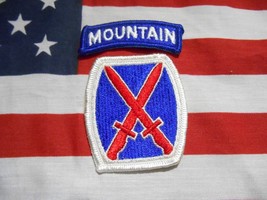 Us Army Vietnam Era 10TH Mountain Division Ssi Color Patch - £6.29 GBP