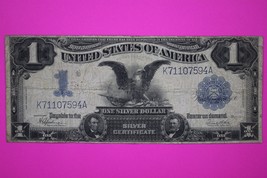 1899 $1 One Dollar Black Eagle Silver Certificate FR 236 Guaranteed Authentic 15 - $159.99