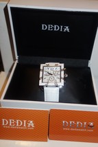 DEDIA LILY MQ Chronograph Watch Precious Stones Genuine Clean Diamonds $1800  - £442.13 GBP