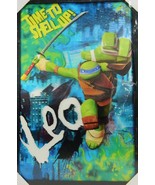 Teenage Mutant Ninja Turtles Leo Time To Shell Framed 3D Wall Art Painti... - £30.65 GBP