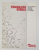 *L2) Stainless Steels: Their Properties for Welding (Avesta Welding, Boo... - $19.79