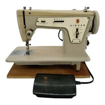 Singer 237 Fashion Mate Sewing Machine with Pedal Vintage Classic Reliable - £117.43 GBP