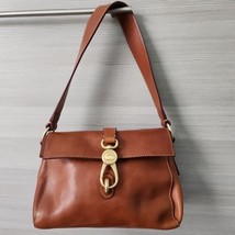 Dooney &amp; Bourke Florentine Vacchetta Leather Small Hobo Shoulder Bag Lib... - £175.22 GBP