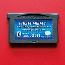 High Heat Major League Baseball 2003 Baseball Game Boy Advance Authentic Works - £5.29 GBP