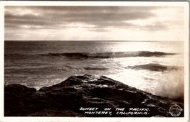 Monterey California Sunset on the Pacific Trashers Real Photo Postcard Z14 - £7.47 GBP