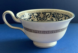 1 Wedgwood &quot;Florentine&quot; China Dark Blue Dragon peony shape footed cup england - £22.98 GBP