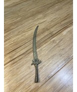 Vintage Brass Sword Knife Letter Opener India KG JD - £11.68 GBP