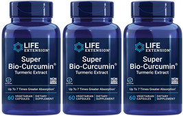 SUPER BIO- CURCUMIN TURMERIC EXTRACT JOINT HEALTH 400mg 180 Caps LIFE EX... - £68.13 GBP