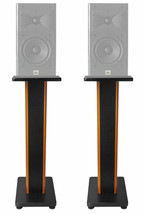 Pair 28&quot; 2-Tone Speaker Stands For JBL Arena 120 Bookshelf Speakers - £146.01 GBP