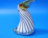 Vintage Art Glass Toucan Pelican - MURANO / Murano Style Sculpture Black... - $44.97