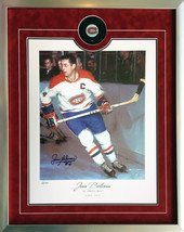 Autographed Jean Beliveau Lithograph Ltd. Ed. /44 - Montreal Canadiens - £207.30 GBP