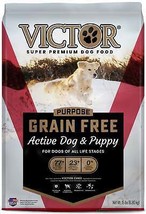 Victor Super Premium Dog Food Purpose Grain Free Active Dog &amp; Puppy Dry Dog Food - £63.25 GBP