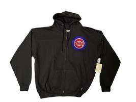 Chicago Cubs Hoodie Jacket Pacific &amp; Co Full Zip Womens XL Rhinestones 9... - $41.75