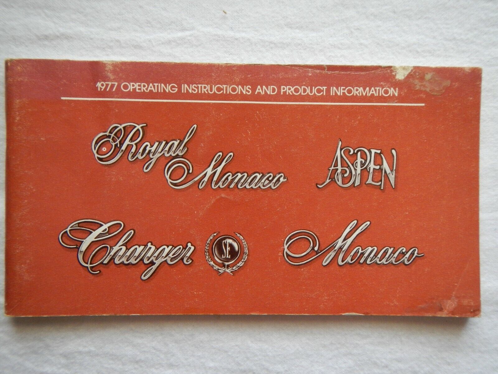 1977 Royal Monaco Aspen Charger SE Monaco Operating Owner&#39;s manual Chrysler - $7.89