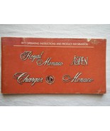 1977 Royal Monaco Aspen Charger SE Monaco Operating Owner&#39;s manual Chrysler - $149.09 MXN
