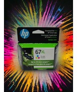 Genuine HP 67XL Color Ink Cartridge ENVY 6000 Deskjet 2700 Series EXP 11... - £18.50 GBP