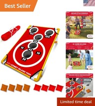 Coney Island Toss: Classic Cornhole Board Set with 10 Pieces &amp; Bags - $104.99