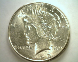 1923-S Peace Silver Dollar Clashed Die Choice About Uncirculated++ Ch. Au++ Nice - £75.92 GBP