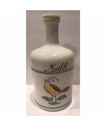 Egizia Milk Glass Italy &quot; Milk &quot; Jug Sz:2 Qt Bird Design Vintage EUC - £20.55 GBP