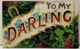 To My Darling, Embossed 1909 Fort Bayard, Meyer of Los Angeles Postcard F1 - £7.06 GBP