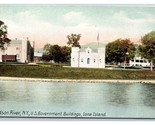 Government Buildings Iona Island Hudson River New York NY UNP DB Postcar... - £3.12 GBP
