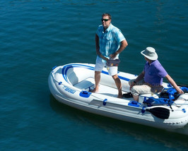 Sea Eagle SE9 Startup Pkg Inflatable Boat -2 Oars 2 Seats Pump - Free Sh... - £399.84 GBP
