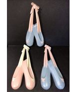 Vtg Home Interior Homco Ballet Slippers Wall Hanging Decoration 1991 Set... - $54.00