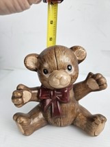 VTG 70&#39;s Set Of 5 Ceramic Bears With Biw Tie. Read - £15.63 GBP