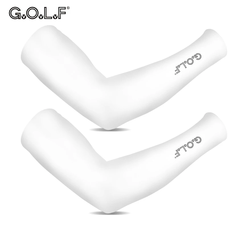 GvOvLvF 1 pair Golf sleeves Arm sleeve screen UV Protection white black 2 colors - $104.98