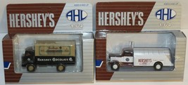 Two 1991 Hershey&#39;s Chocolate American Highway Legends Diecast Delivery Trucks - £11.77 GBP
