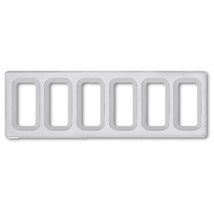 International Semi Truck Chrome Dash Switch 6 Opening Trim Panel Cover B... - £5.54 GBP