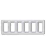 International Semi Truck Chrome Dash Switch 6 Opening Trim Panel Cover B... - £5.46 GBP