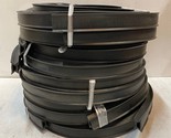 180 Ft of 1-1/2&quot; Wide x 7/8&quot; Thick Rubber Weather Stripping (18 Strips o... - £205.66 GBP