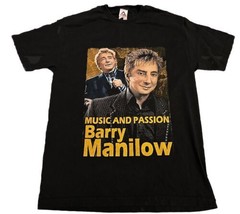 VTG Barry Manilow Music And Passion Las Vegas Residency Concert T Shirt ... - $23.19