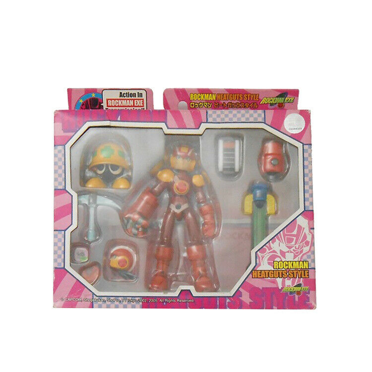 Bandai Megaman Rockin&#39; Action Rockman EXE HeatGuts Style Rare Mega man B... - $34.65