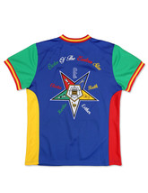 Order of the Eastern Star Jersey OES Sorority Red Blue Green Football Je... - £56.88 GBP