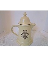 PFALTZGRAF LIGHT BROWN VILLAGE PATTERN COFFEE TEA POT  #6-550 USA 4-6 CUP  - $12.82
