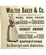 Walter Baker Cocoa Chocolates 1894 Advertisement Victorian Exposition AD... - $28.01 CAD