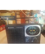 Very Rare Antique Portable Sanyo AM/FM Boombox Radio-Top Of Antenna Piec... - $120.33 CAD
