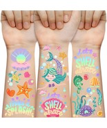 Mermaid Temporary Tattoo for Kids 85 Designs Glitter Fake Tattoos Gift f... - £16.59 GBP