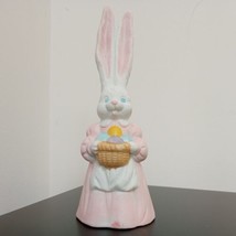 Loomco Hermitage Pottery Easter Lane Collection Bunny Dinner Bell Fig 7&quot; Issues! - £6.16 GBP