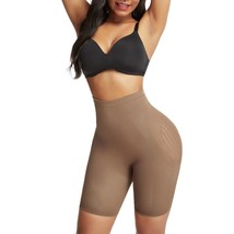 Fajas Colombianas Butt Lifter High Waist Seamless Mocha Shaping Contour Shorts - £22.82 GBP