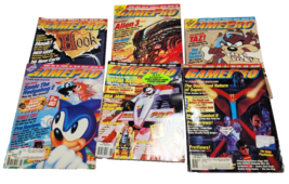 Vintage 1992-1994 GamePro Magazine Lot Of 6 Hook, Sonic, Alien, Racing, Taz - $44.54