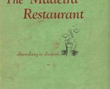 The Madeira Restaurant Menu Gulf Boulevard Madeira Beach Florida 1950&#39;s - £37.97 GBP